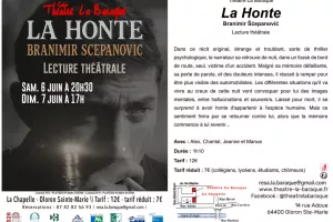 Théâtre La Baraque : La honte