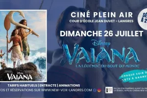 Ciné Plein Air : "Vaiana "