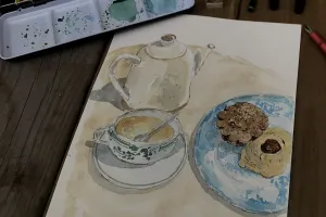 Atelier aquarelle gourmande