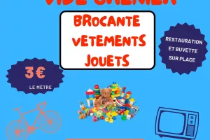 Vide-greniers, brocante, vêtements et jouets