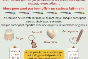 Activité manuelle : fête des gens qu'on aime