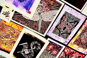 Atelier de Pratique Artistique Linogravure à l'AMI