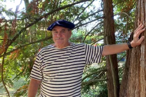 Balade dans Linxe avec Pierre