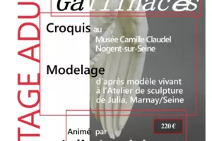 Stage de modelage par "Les Amis du Musée Camille Claudel" à Nogent-sur-Seine