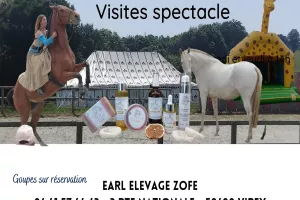 Les Visites du Jeudi > Visites spectacle - élevage Zofé