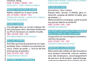 MOIS DE LA JEUNESSE - PROGRAMMATION