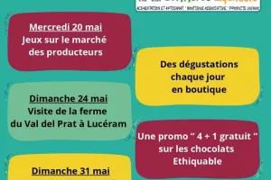 Mercredi 20 mai : Jeux sur le marché des producteurs