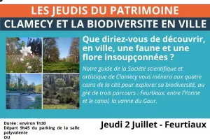Visite commentée - Clamecy et la biodiversité en ville - Feurtiaux