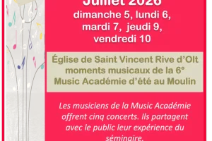 Music Académie d'été au Moulin