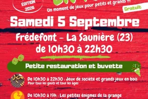 La Grange en Fête : un moement de jeux pour petits et grands !