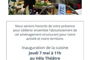 Inauguration de la Cantine du Vélo