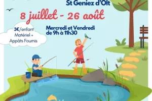 Découverte de la Pêche à la truite au plan d'eau du Ribatel à St Geniez d'Olt