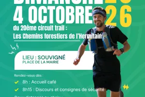 Inauguration du 20ème circuit Trail : Les Chemins forestiers de l'Hermitain