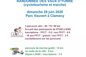 Randonnée des Vaux d'Yonne - Cyclo rando Clamecy
