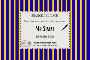 Séance signature par Mr Simat