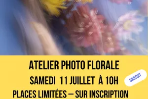 Atelier photo florale