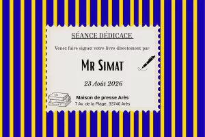 Séance signature par Mr Simat
