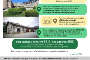 SORTIE EN BRESSE BOURGUIGNONNE