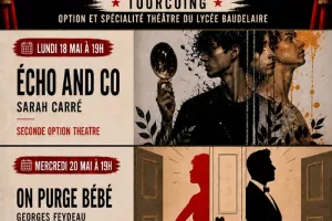 Spectacles des élèves d'option et de spécialité théâtre du lycée Baudelaire