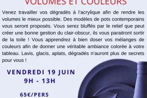 Stage dessin-peinture : Volumes et Couleurs