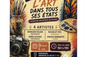 EXPO "L'ART DANS TOUS SES ÉTATS" - ANGOUSTRINE