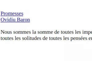 Rencontre poétique "les exils intérieurs"