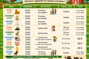 Programme estival