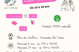 Atelier cosmétique naturel spécial ado