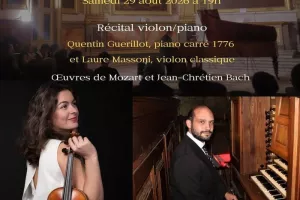 Saison musicale - Récital violon/piano, avec Laure Massoni et Quentin Guérillot