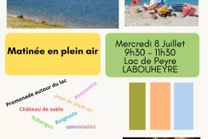 Matinée en plein air au Lac de Peyre