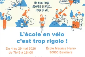 L’école en vélo, c’est trop rigolo !