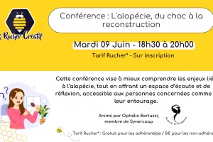 Conférence : L'alopécie, du choc à la reconstruction