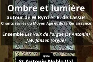 Concert à la nuit tombante Ombre et lumière