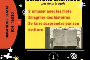 Stage d’écriture créative