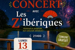 Fête de l'étang et  Feu d'artifice  au bord de l'étang  Bouteille à St Saulge