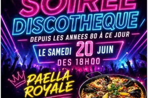 Soirée discothèque années 80'