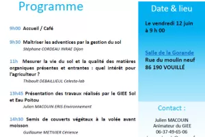 « Des sols performants pour moins d’intrants »