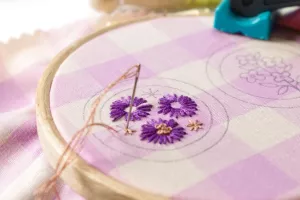 Atelier - Badge fleuri