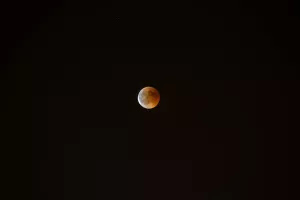 Etang de Chaux : Eclipse !