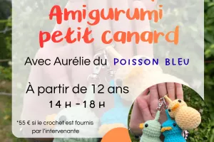 Atelier - Porte-clés amigurumi petit canard