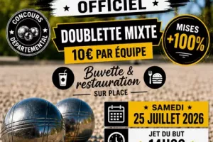 CONCOURS DE PETANQUE OFFICIEL