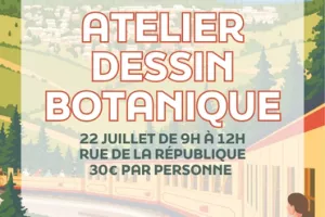ATELIER DESSIN BOTANIQUE - MERCREDI 22 JUILLET