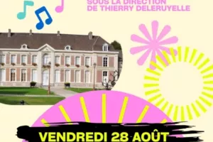 Concert de restitution du 1er stage d'été d'orchestre d'harmonie CMF HDF, à Roost-Warendin