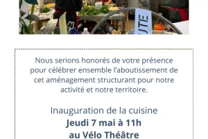Inauguration de la cuisine professionnelle