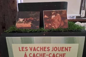 Exposition "Du Pré à l'oeuvre" : modules enfants pour explorer le monde des vaches !