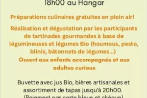 Animation cuisine en plein air ouverte à tous - Mercredi 1er juillet