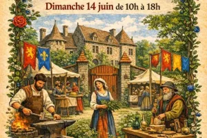 Jardin médiéval au Jardin de la Tournerie