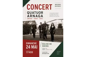 Concert quatuor Arnaga