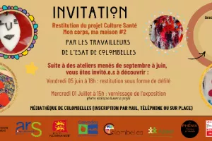 Vernissage de l'expostion Mon corps, ma maison