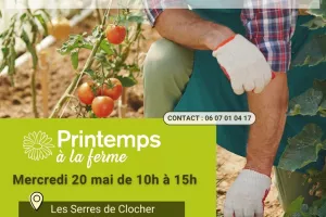 Printemps à la Ferme : Portes ouvertes des Serres duClocher